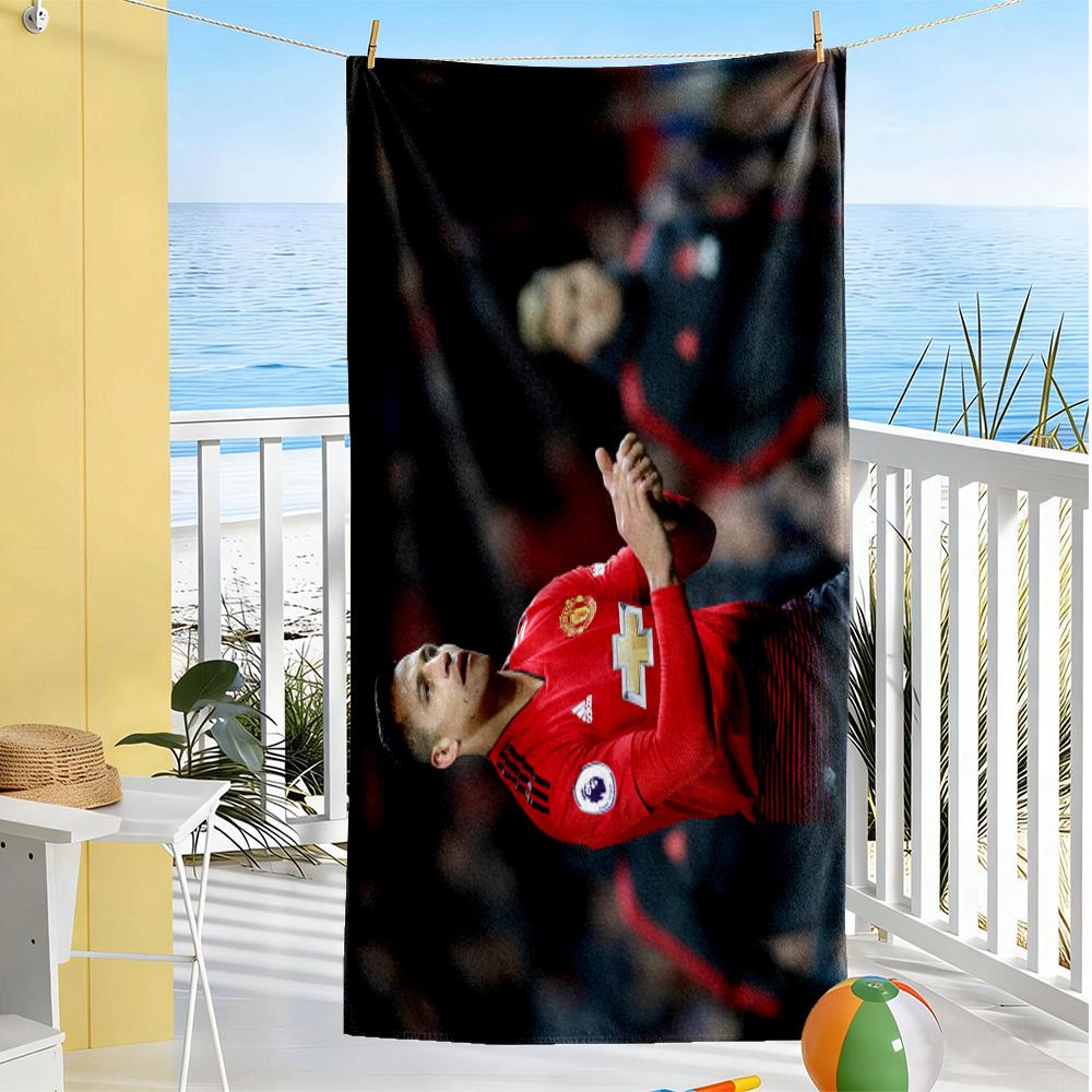 Manchester United's Alexis Sanchez Beach Towel Super Soft & Absorbent Comfortable Lightweight