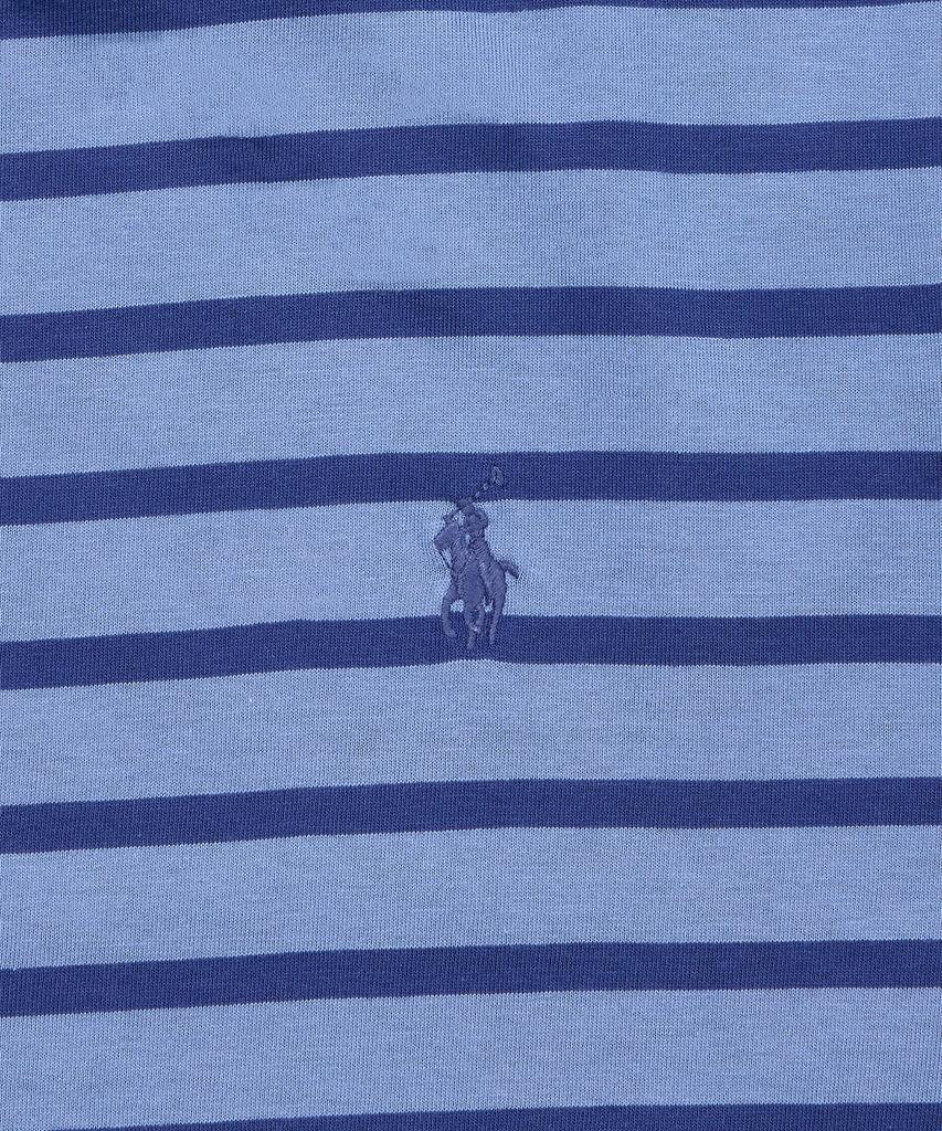 POLO RALPH LAUREN Custom Slim Fit Striped Jersey T-Shirt - Blue