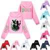 Children's Long-sleeved Loose Pullover Letter-printed Hooded Sweatshirt