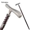 Silver Flower Walking Stick Decorative Vampire Cospaly Vintage Party Fashionable Walking Cane Halloween Crosier 93cm