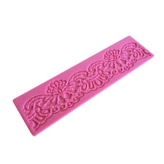 DIY цветок кружева силиконовые формы для торта помадка шоколадная форма декор выпечки инструмент