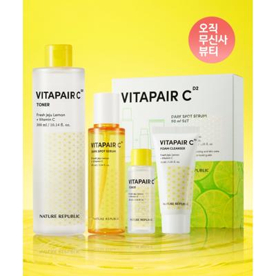 Nature RepubliC Vita Fair C Тонер+сыворотка от пигментации 90 мл Специальный набор большого объема