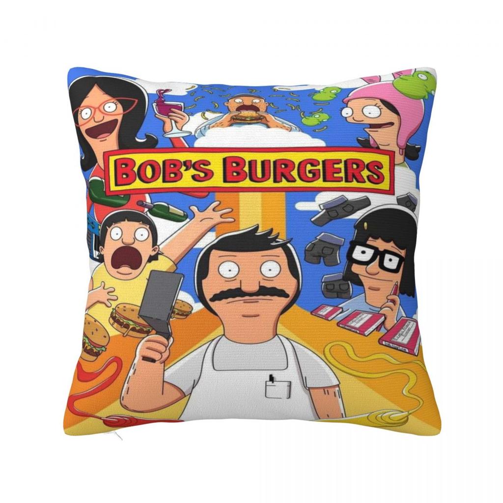 Trendy Car Bobs Funny B-Burgersdecoration Pillowcase Accessories Pillow Covers Square Multiple Sizes
