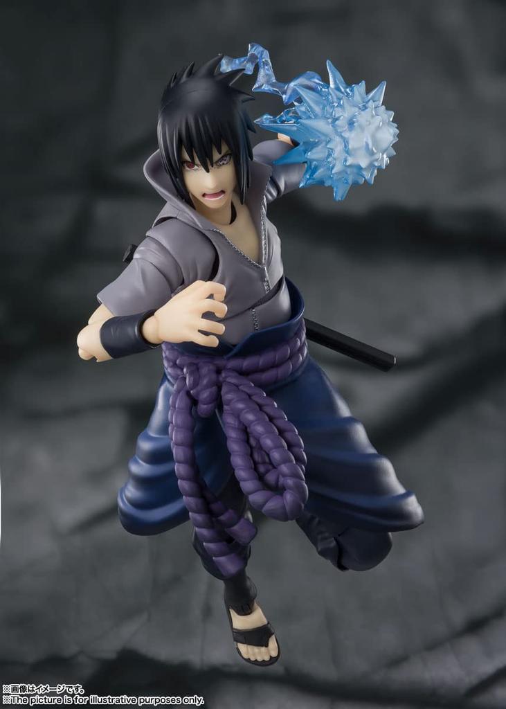 NARUTO Shippuden Uchiha Sasuke тот, кто несет все Примерно 145 мм окрашенная подвижная фигурка BAS63450 SHFiguarts -Ненависть- ПВХ и АБС