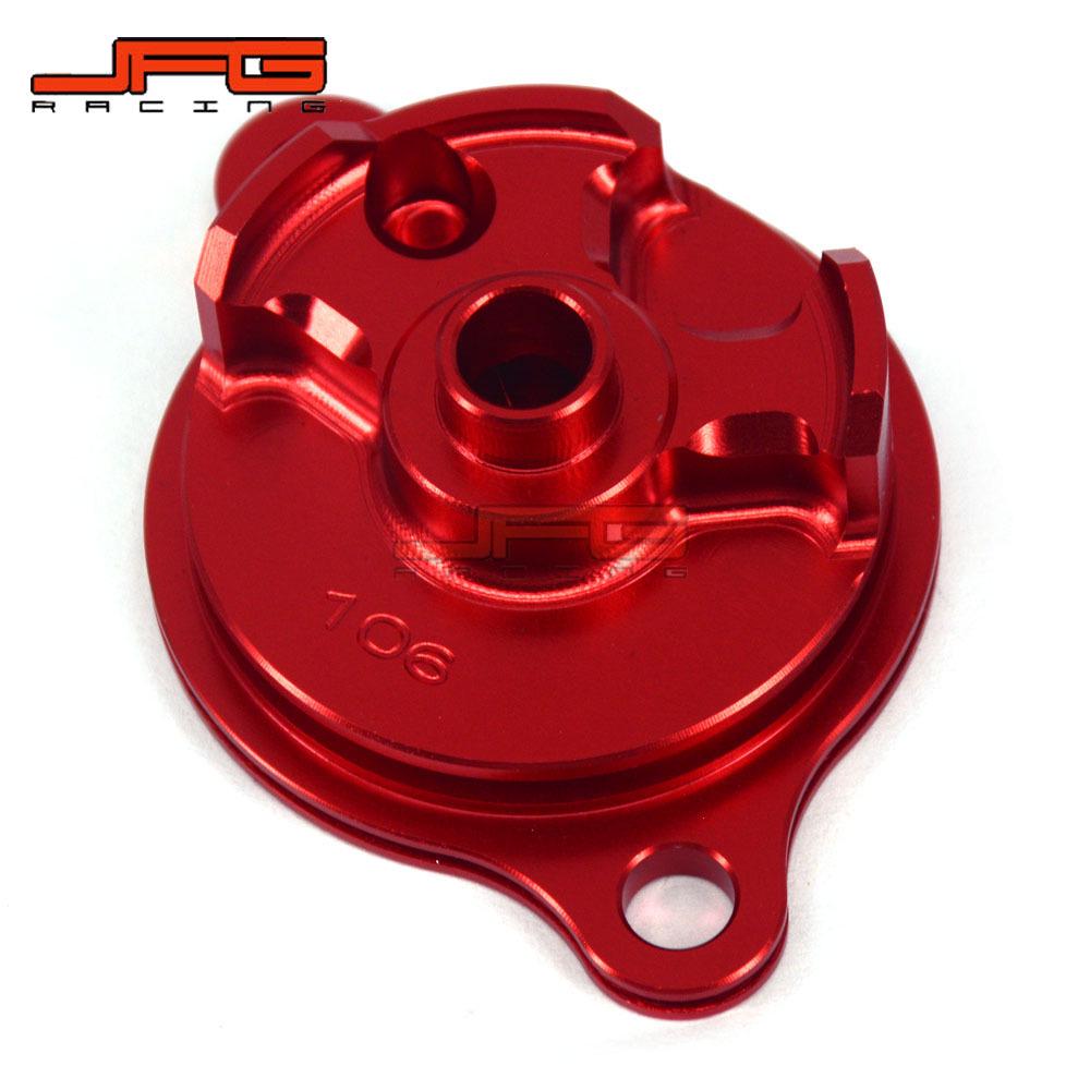 CRF250R 2010-2016 Внедорожный мотоцикл CNC Алюминиевая крышка масляного фильтра