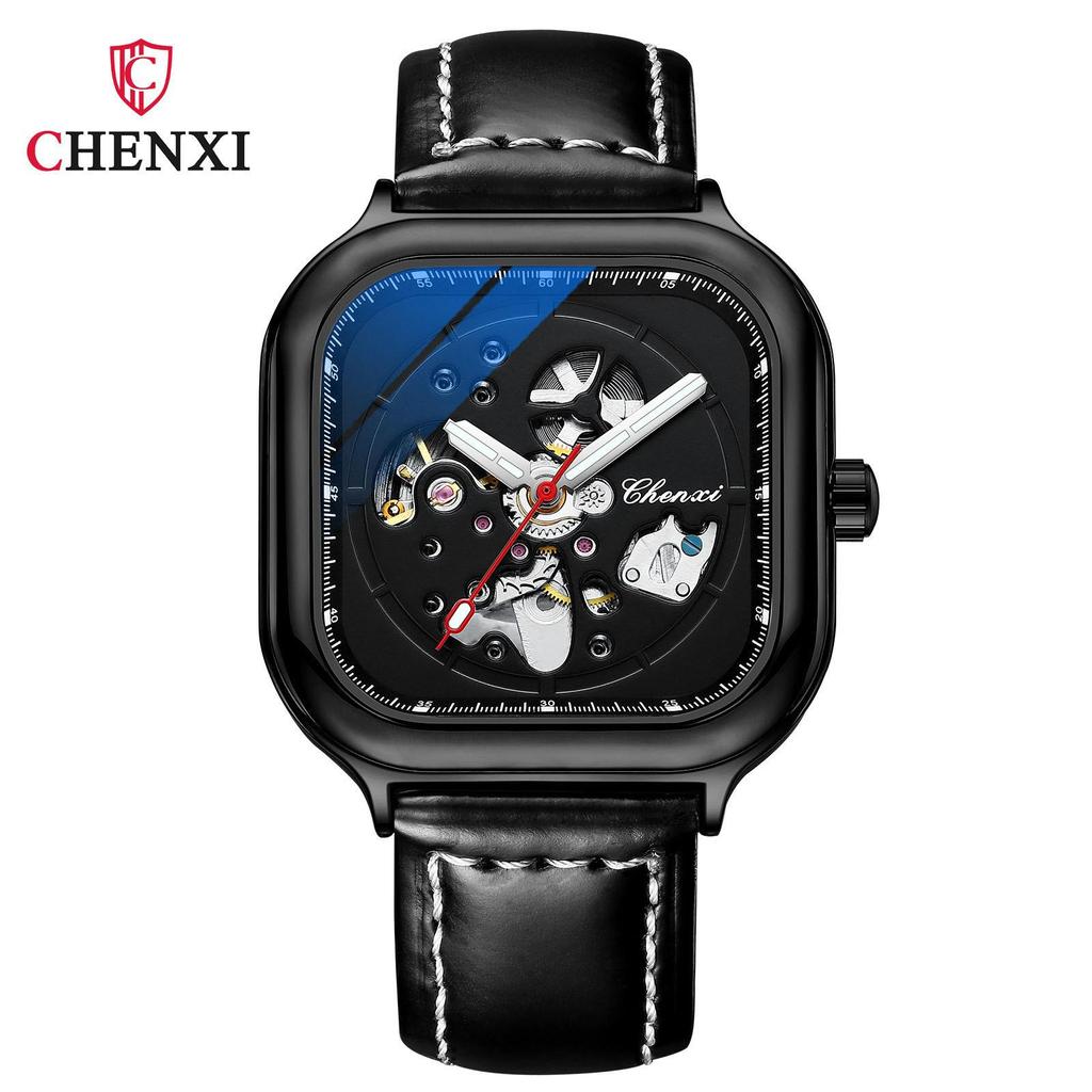 Chenxi Automatic Mens Watches Top Brand Business Clock Mechanical Stainless Steel Men Wrist Watch Waterproof