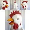 Halloween Animal Latex Chicken Mask With Plush Headpiece For Costume Play And Party Occasions