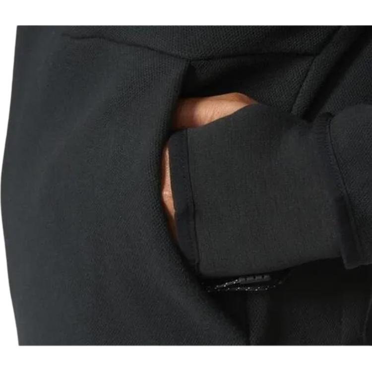 Adidas Однотонная повседневная куртка с капюшоном и длинными рукавами, женская куртка черного цвета S95345