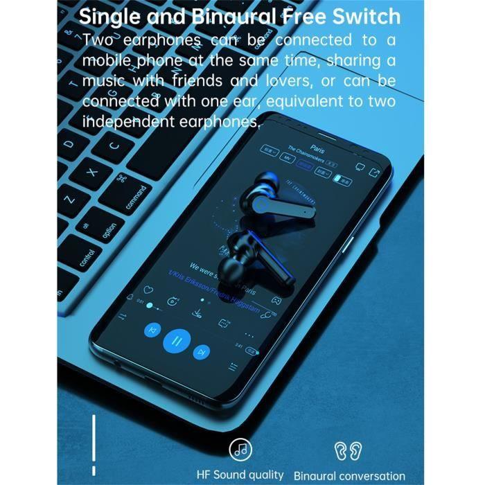 M19 Touch Sports Водонепроницаемые 5.1 Двойные Внутриканальные Наушники Мини Bluetooth Гарнитура Bluetooth Наушник2