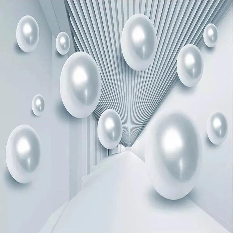 Современные модные обои 3D стерео космический шар фотообои гостиная телевизор диван фон настенная роспись декор