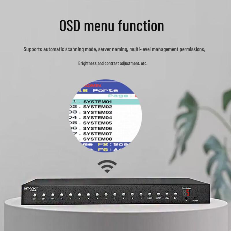 MT-viki Удаленный KVM-переключатель с цифровым модулем VGA/HDMI