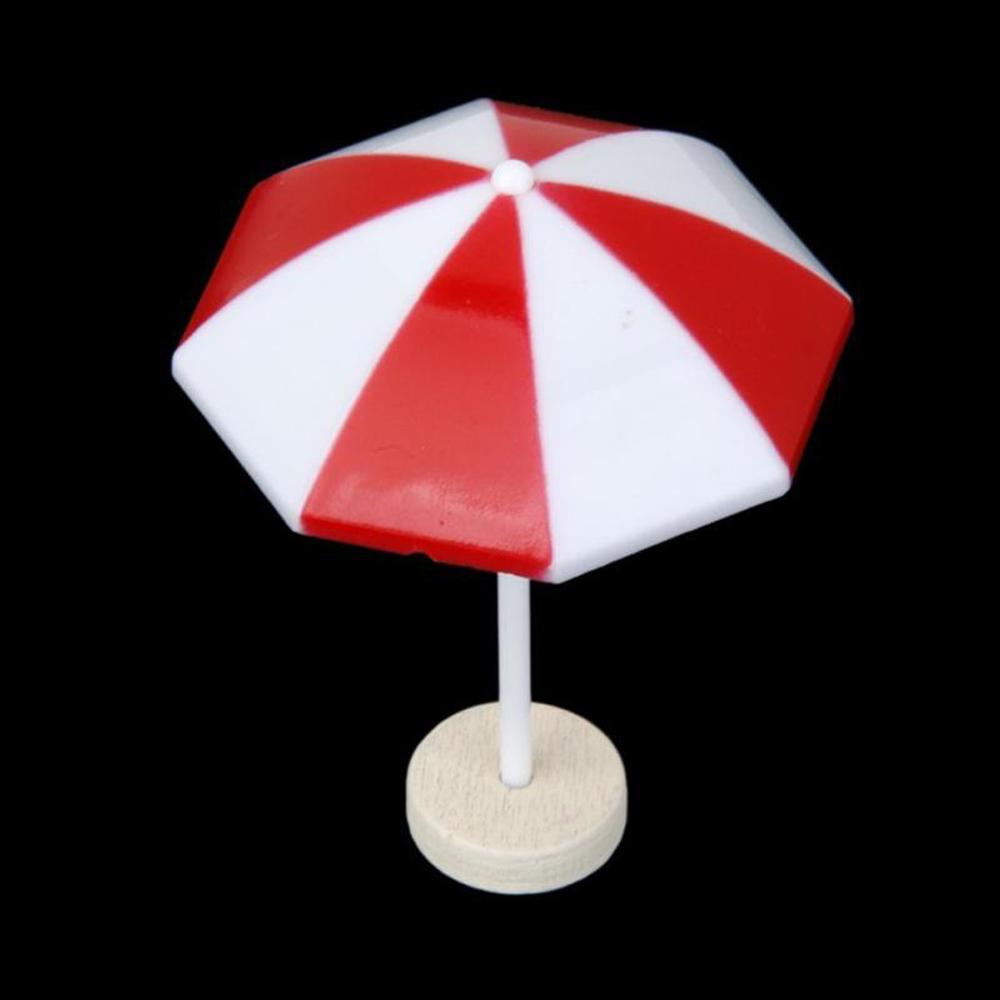 Miniature Landscape Dollhouse Fairy Garden Beach Sun Umbrella Micro Landscape Seascape Decoration