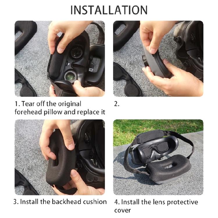 Поролоновая подкладка для очков, Дышащая накладка для глаз, Мягкая подушка для лба, Защитный чехол для линз, Подушка для затылка