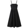 Fashion Style 2024 Autumn New Women's Clothing Easiest for Match Bowknot Decoration Sling Midi Skirt Dress 4764806
