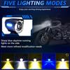 Motorcycle LED Driving Light,120W LED Motorcycle Fog Lamp 18000LM IP67 Waterproof Auxiliary Light Spotlight