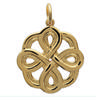 [J9604] - Gold Plated 'Choreography' Pendant - 20 Mm