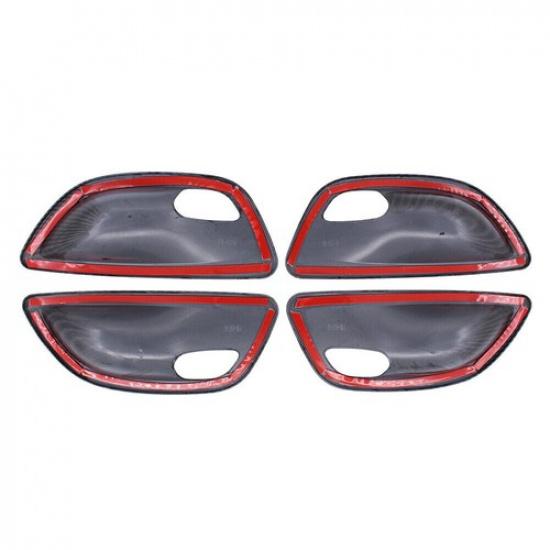 Carbon Fiber ABS Door Handle Bowl Cover For BMW 5 Series F10 520 525 528 2011-17