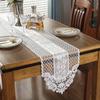 Romantic Flower Lace Table Runner Tablecloth TV Cabinet Cover Home Kitchen Decor