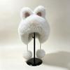 Imitation mink hair rabbit ears Lei Feng hat women's winter cute plush ear protection hat Northeast cold warm hat