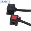 Motorcycle Square Button Switch ON/OFF Engine Starter Switch 22mm Handlebar Ignition For KTM Yamaha Honda Kawasaki EXC SXF XCF