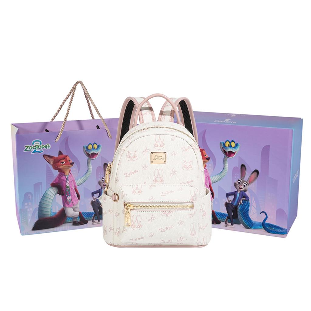 Disney Zootopia Nick And Judy Print Commuter Backpack Women backpack Blue Pink BMK-73276