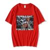 Funny Skeleton meme 100cotton Unisexs shirt Born To Shit Forced To Wipe graphics Short Sleeved oversized Casual Womens Y2k Tshirt