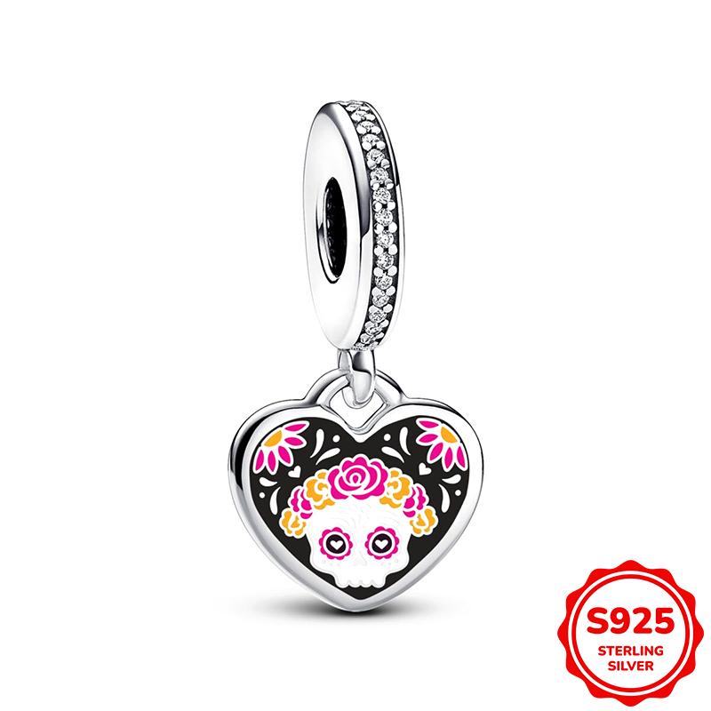 Оригинальные белые бусины-шармы в виде щенка, креветки-богомола и ленивца, подходят для браслета/ожерелья 3 мм для женщин, роскошный подарок для изготовления DIY-украшений