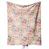 New Customized Personalized  Printed Cartoon Marie cat 300gsm Woven Super Soft Fleece Blankets with logo