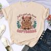 Women Unisex Short Sleeve Summer Tshirt Kawaii Capybara Printed T Shirt Casual Korean Style Tshirt Funny Cartoon Tees Tops Clothes