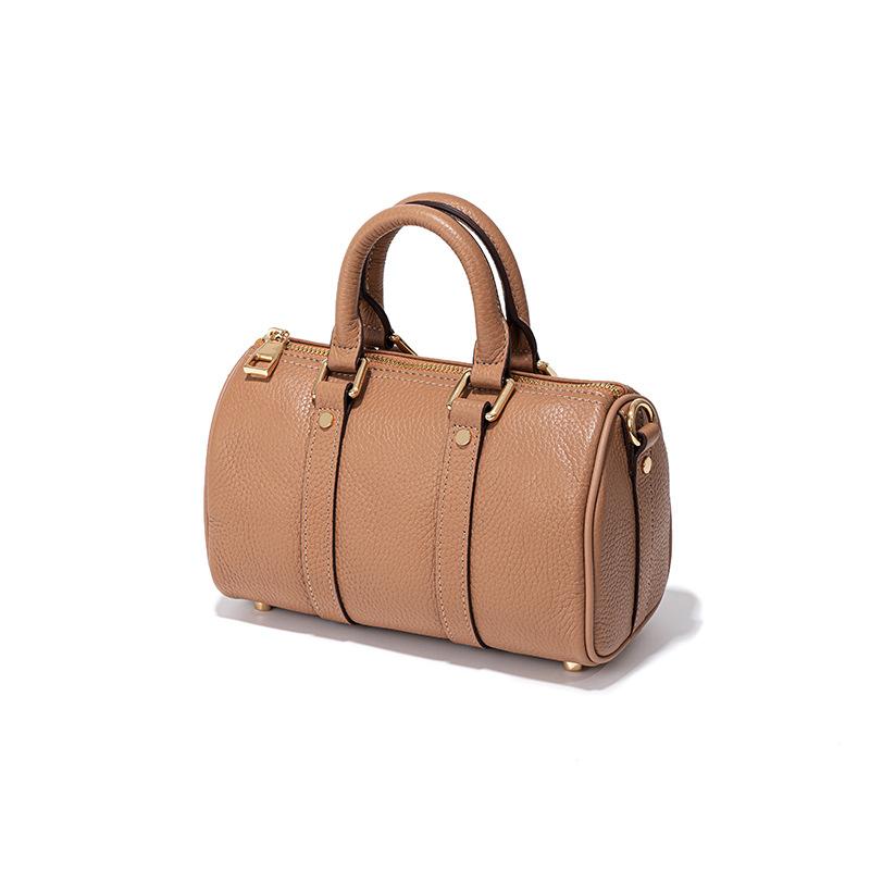 Boston Pillow Bag, A Niche Design, Top-grain Leather Retro Style Handbag, High-end, Fashionable and Versatile Crossbody Bag