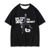 Eilish Me Billie Hit Hard And Soft Do You Know To How Bend Print Tshirts Men Women Fashion Pop Music T Shirts Oversized Tshirt