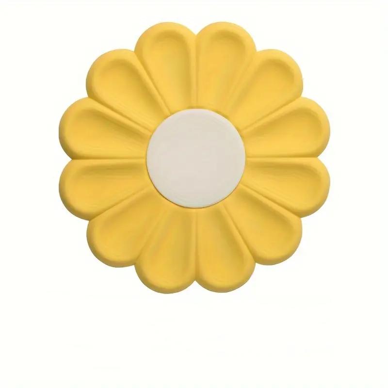 Подставки под стаканы Daisy из силикона в форме милого цветка, термостойкие подставки под стаканы под кофе, силиконовые коврики для кухонной стойки