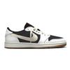 Jordan X Travis Scott Air Jordan 1 Амортизация Устойчивость к истиранию Низкие Винтажные Баскетбольные Кроссовки Унисекс Белый DZ4137-700(Команда1803-3)