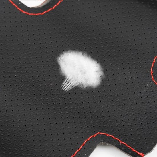 Black Steering Wheel Sewing LEATHER Cover Fit for Renault Clio 3 RS 2005-2013