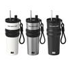 Large Capacity Vacuum Insulated Bottle 700ML Straw Cup Durable Water Bottle