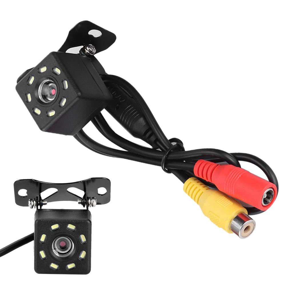 Car Rear View Camera IP68 Waterproof 8 LED Reverse Backup Parking Night Vision Cam