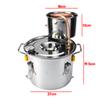 10L Distiller Moonshine Alcohol Stainless Copper DIY Home Water Wine Essential Oil Brewing Kit