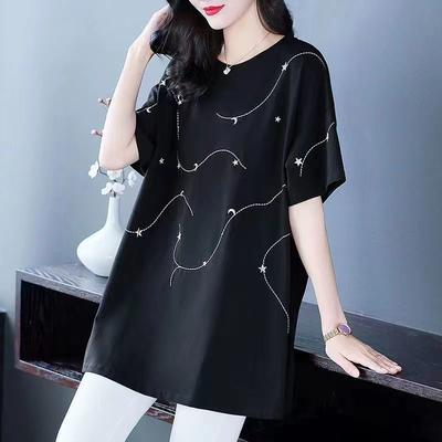 Модная универсальная блузка с круглым вырезом и вышивкой, женская одежда 2023 года, новые свободные повседневные пуловеры, топы, свободная корейская рубашка