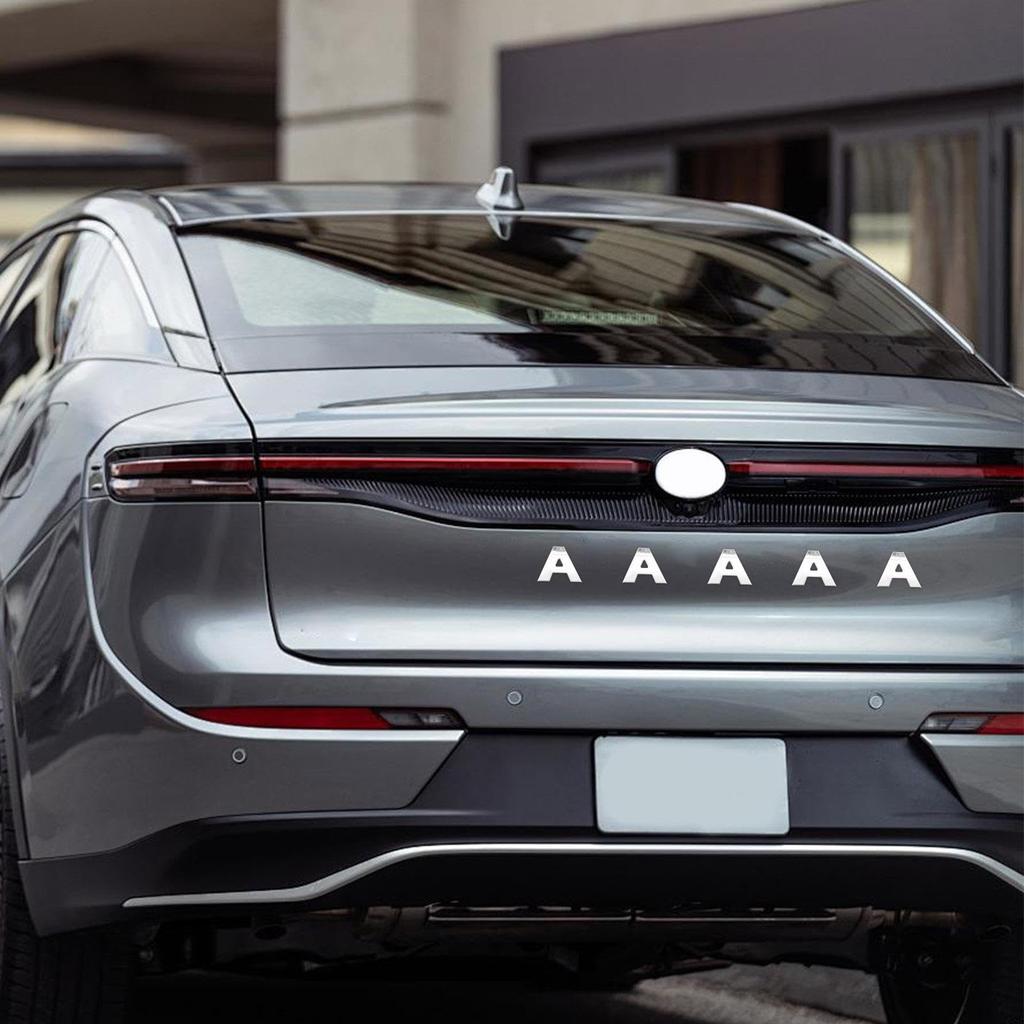 Rebornsun Adhesive Letter Stickers, Car Emblems, Badge Letters | Dustproof Car Bumper Sticker -