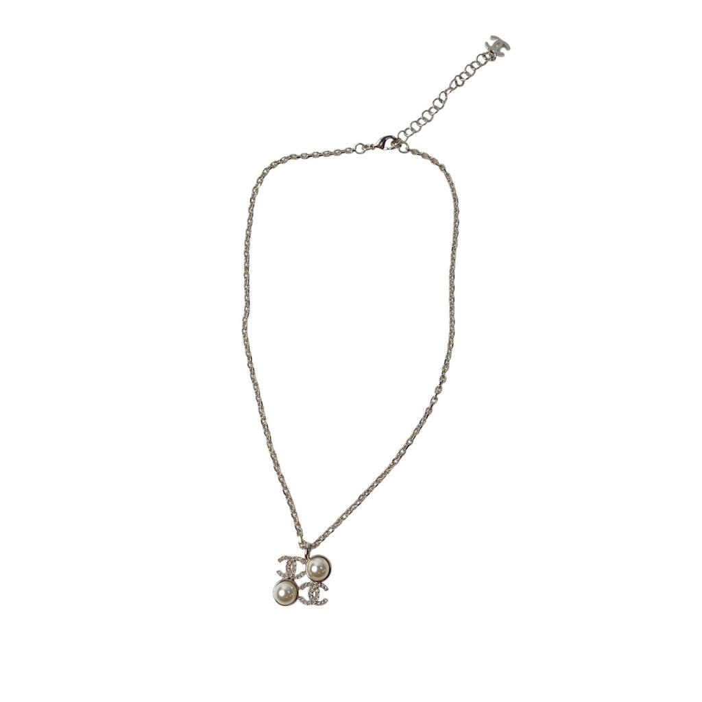 Used CHANELNecklace Silver Women