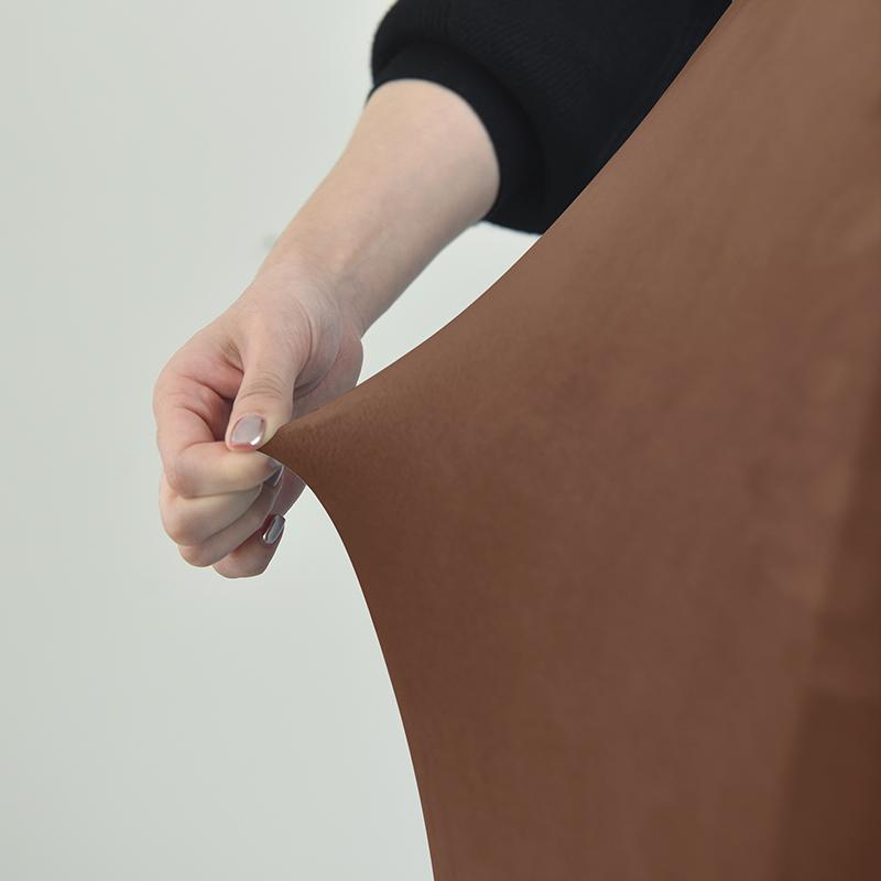 Toscana Velvet Chair Cover, Thick Brown Velvet