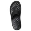 Crocs Шлепанцы Getaway Flip Устойчивые к истиранию Женские Черные 212018-001