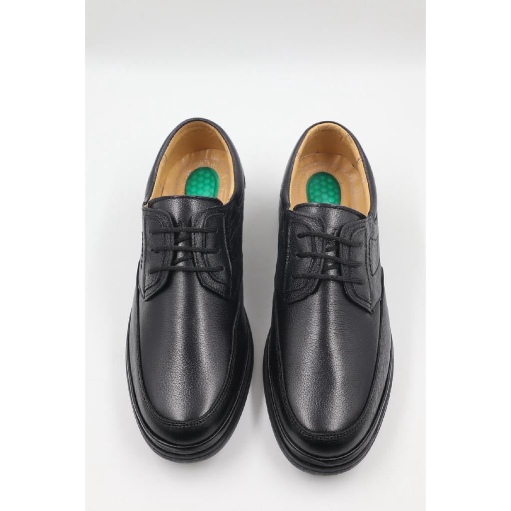 Мужские повседневные туфли для папы из натуральной кожи с ортопедической гелевой подошвой и внутренней внутренней поверхностью