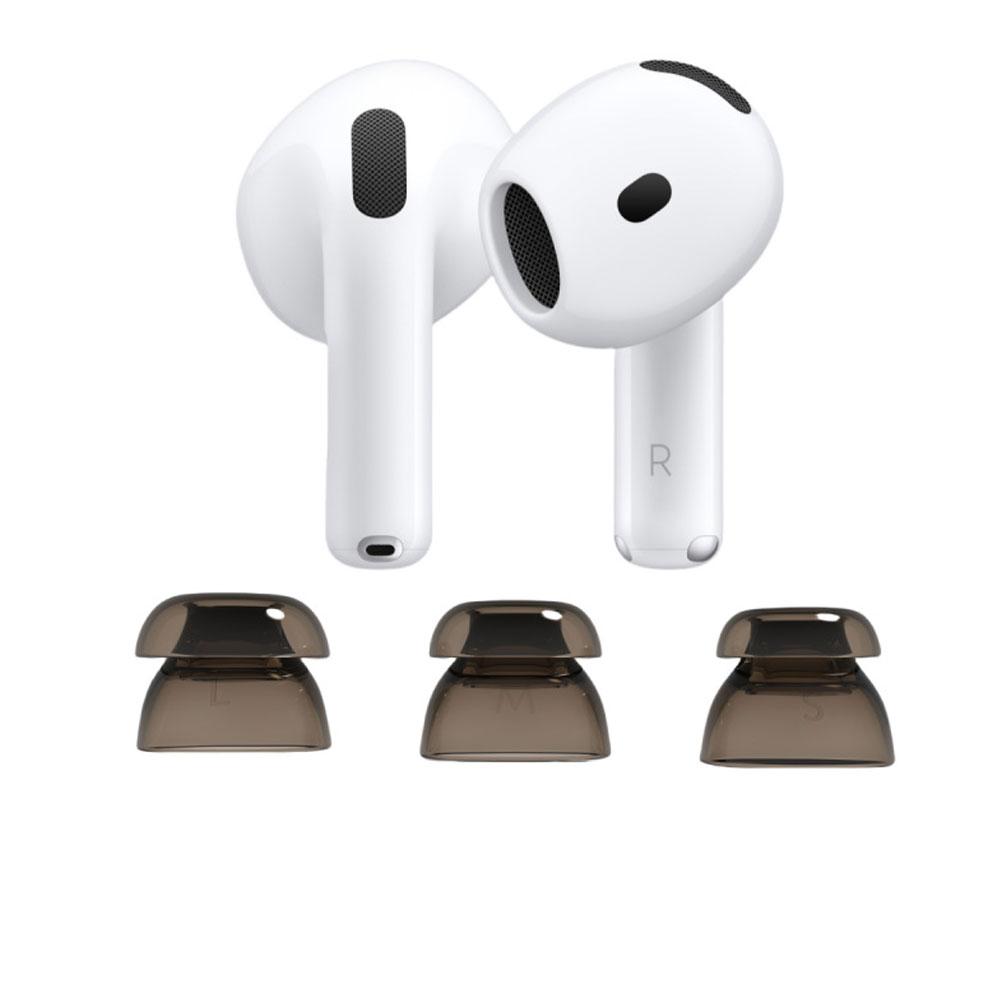 Для Apple AirPods 4 сменные амбушюры беруши противоскользящие амбушюры 4 колпачка присоска для наушников F W2A4