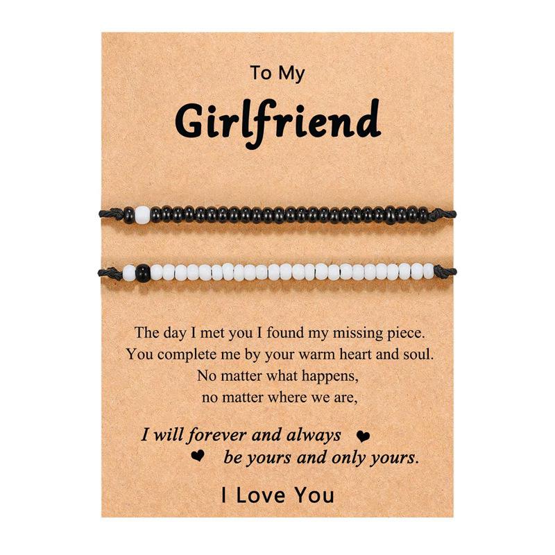 Браслет JYL TS Богемский плетеный азбукой Морзе с карточкой Призывает Тайну и Связь