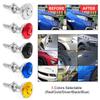 2x Universal Aluminum Bumper Quick Release Fasteners kit Fit for Car Trunk Fender Hatch Lid Black Engine Bonnet Lock Latch Clips