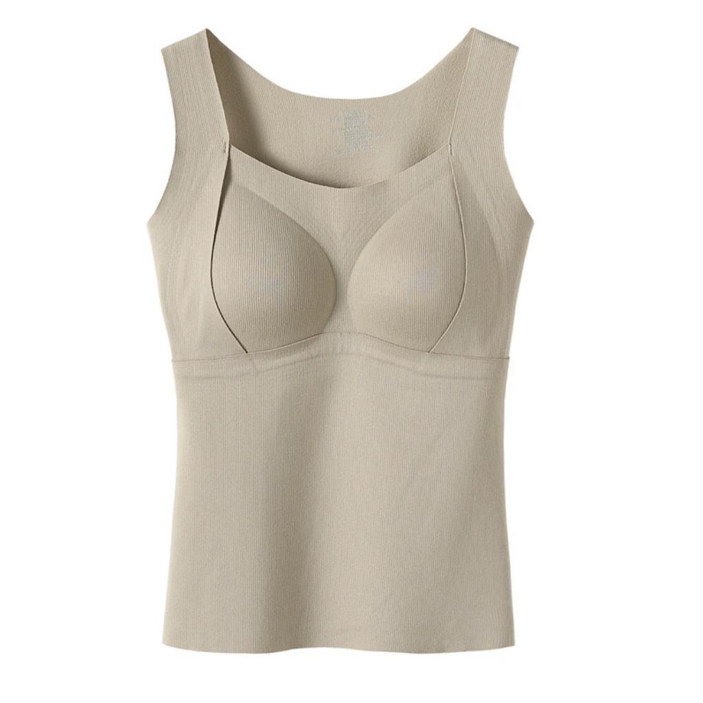 Жилет-подкладка 3D Cup Shape Теплый Удобный Самонагревающийся Термотоп Утепленный Бесшовный Осенне-Зимний Базовый Жилет