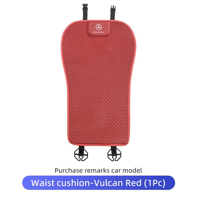 CSF1 Ice Silk Car Rear Front Seat Backrest Cushion Non-Slip Pad For Benz W211 W124 W176 W177 C180 C200 C260 C300 GLC CLE CLA
