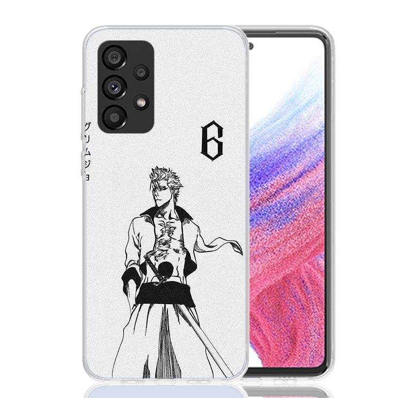 Bleach Grimmjow Phone Case For Samsung Galaxy A13 A14 A15 A16 A17 A53 A54 A55 A56 A33 A34 A35 A36 A23 A24 A25 A26 A05S A04S Gala