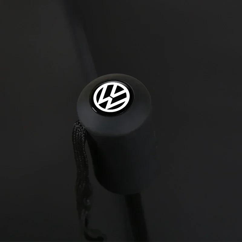 Car Portable Folding Automatic Umbrella Rain 3 Folding Umbrellas For Volkswagen GOLF Polo Tiguan VW CADDY PASSAT zq9